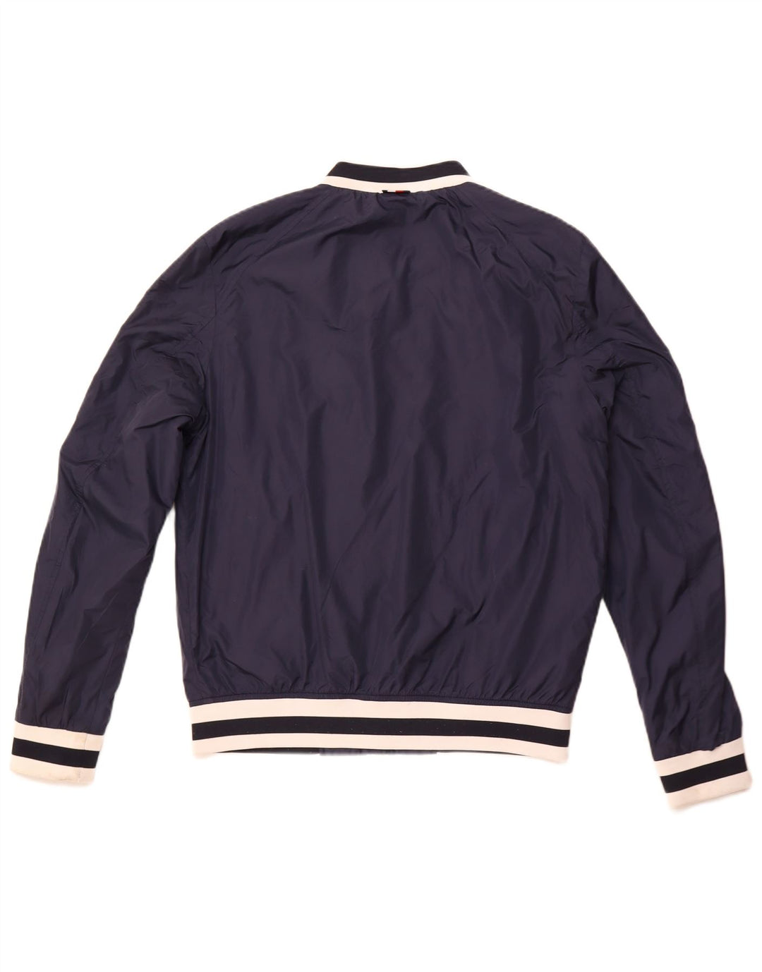 TOMMY HILFIGER Womens Bomber Jacket UK 16 Large Navy Blue