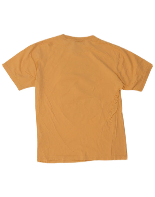 Adidas Mens Graphic T-Shirt Top Small Yellow Cotton