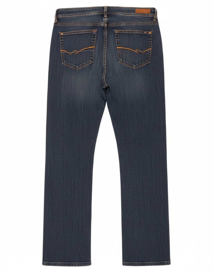 TOMMY HILFIGER Womens Straight Jeans W26 L30 Blue Cotton