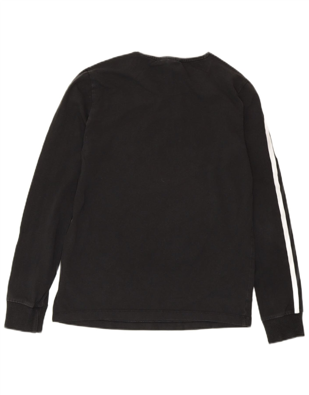 ADIDAS Womens Top Long Sleeve UK 6 XS Black Cotton