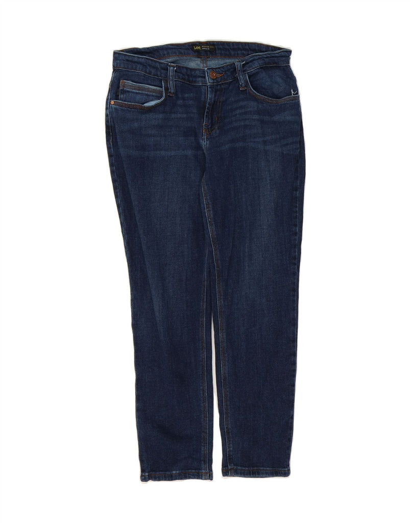 LEE Womens Slim Mid Rise Cropped Jeans W32 L25 Blue Vintage Lee and Second-Hand Lee from Messina Hembry 