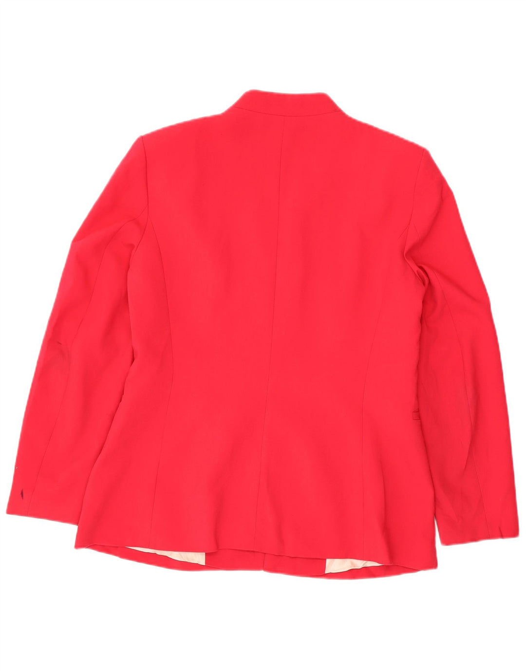 Zara Womens Blazer Jacket UK 18 XL Pink Polyester