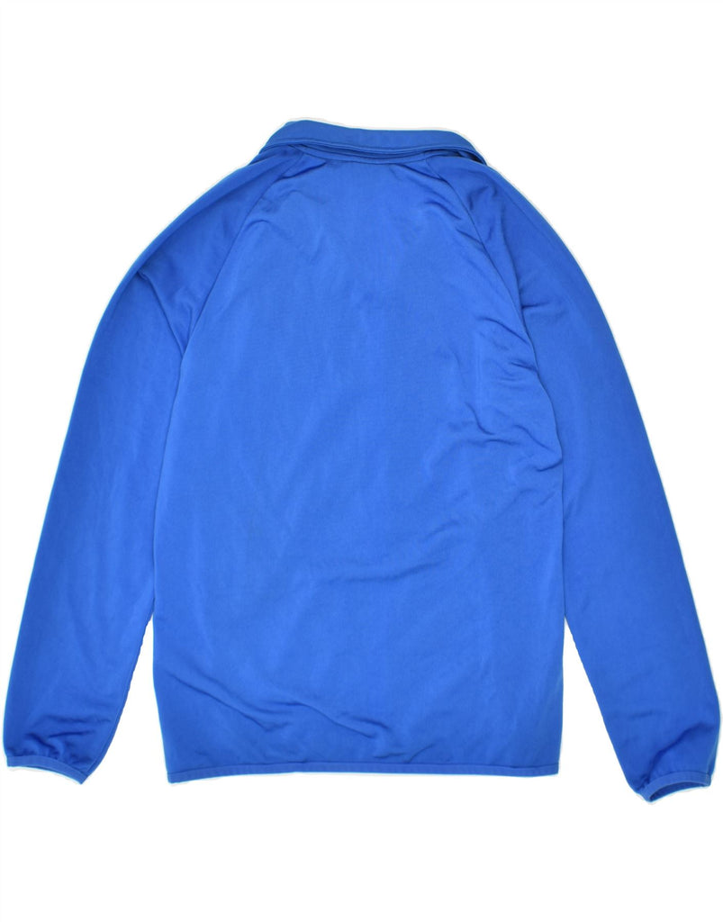 ADIDAS Boys Tracksuit Top Jacket 13-14 Years Blue Colourblock Polyester | Vintage Adidas | Thrift | Second-Hand Adidas | Used Clothing | Messina Hembry 