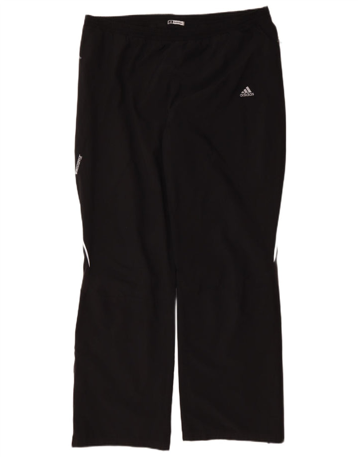Adidas Womens Tracksuit Trousers UK 18 XL  Black Polyester