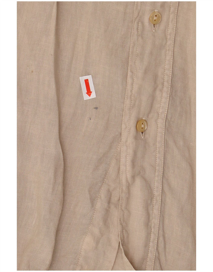 HUGO BOSS Mens Shirt Medium Beige