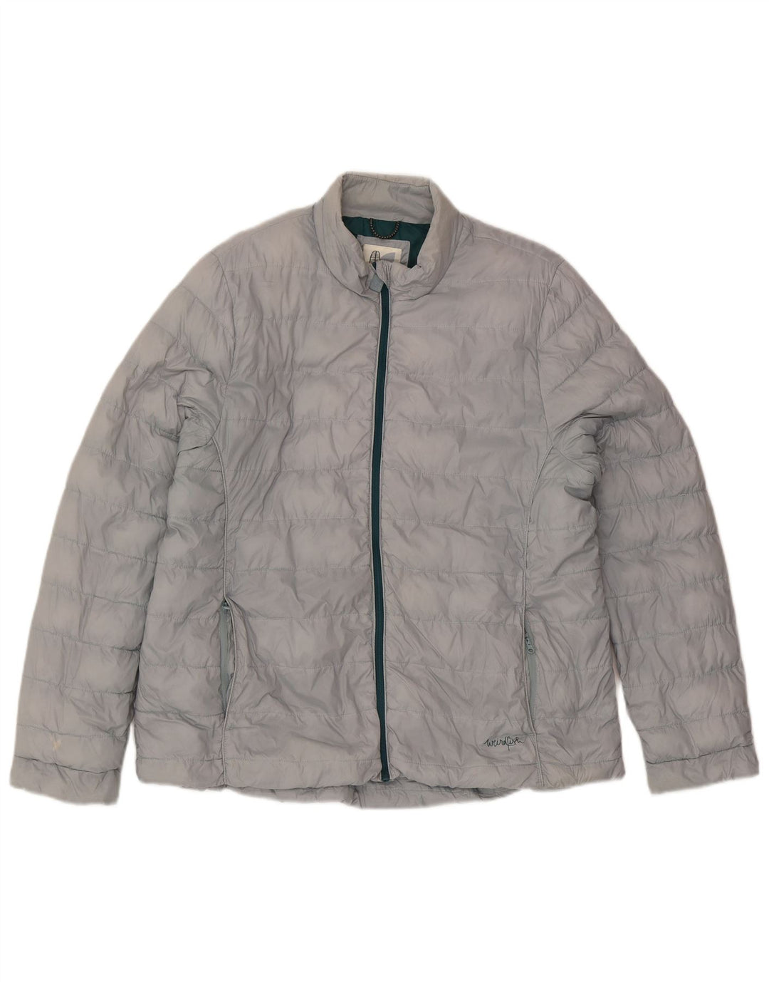 Weird Fish Womens Padded Jacket UK 18 XL Blue Nylon
