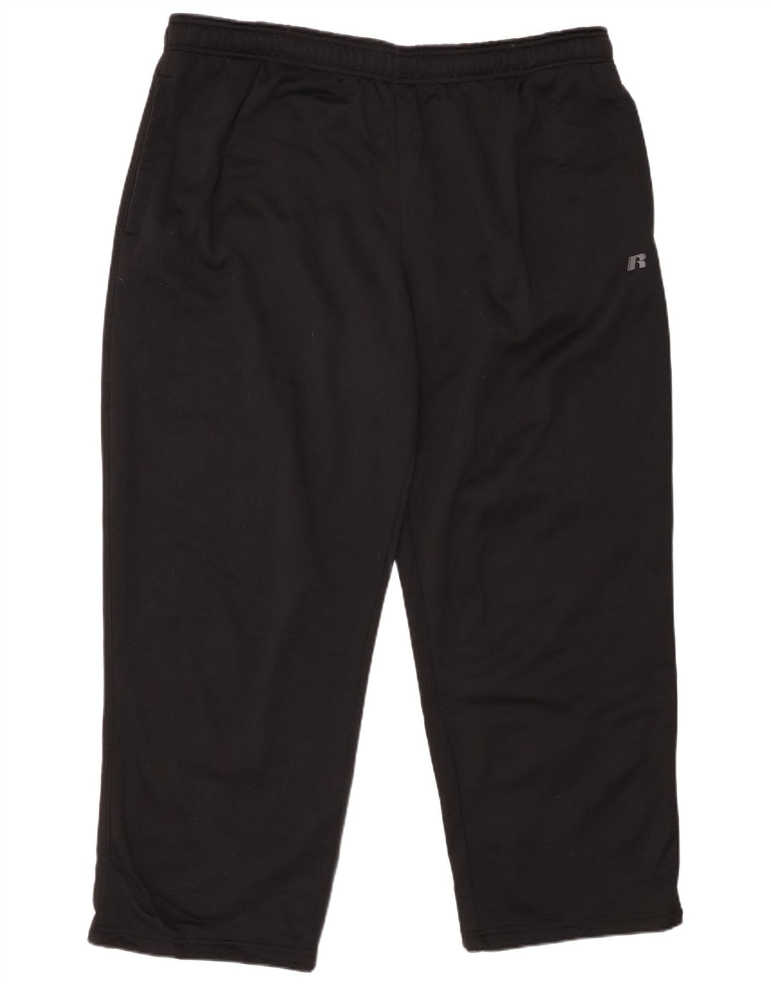 RUSSELL ATHLETIC Mens Tracksuit Trousers 2XL  Black Polyester