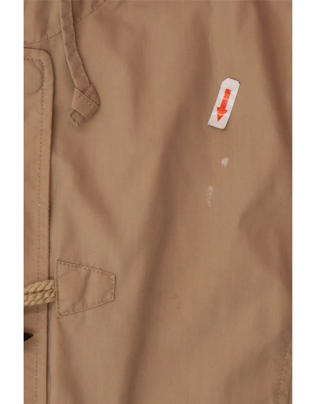 Fat Face Womens Hooded Utility Jacket UK 14 Large Beige Cotton