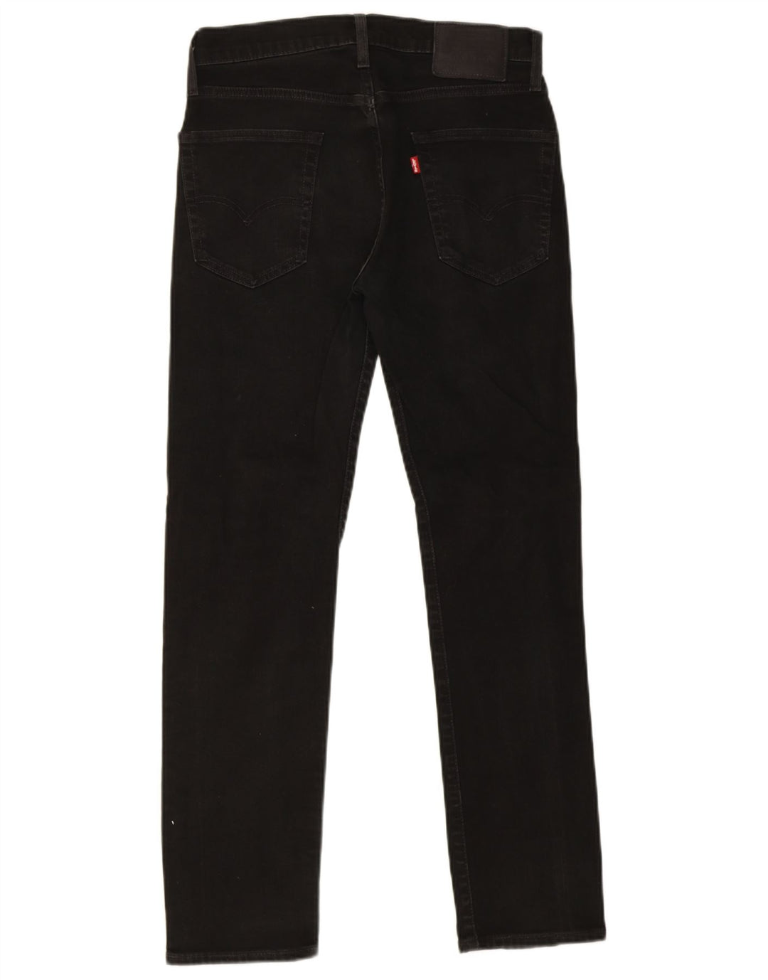 Levi's Mens 502 Tapered Jeans W30 L32 Black Cotton