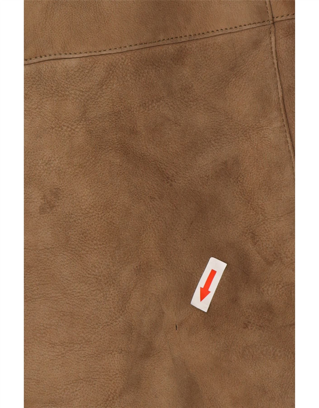 Vintage Womens Oversized Shearling Coat UK 10 Small Brown