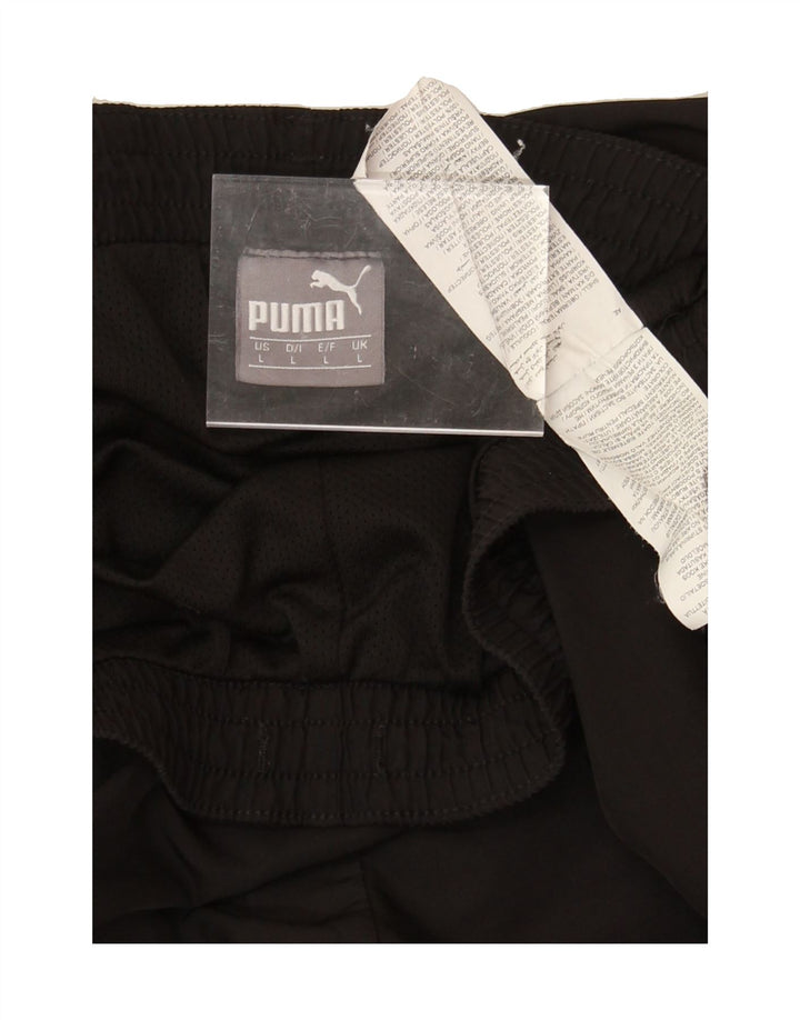 PUMA Mens Tracksuit Trousers Large Black Polyester Vintage Puma and Second-Hand Puma from Messina Hembry 