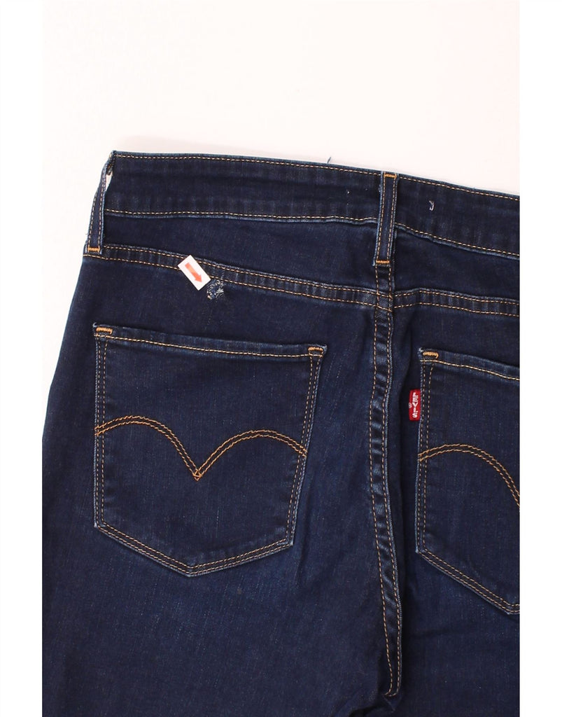 LEVI'S Womens 721 High Rise Skinny Jeans W29 L32 Navy Blue Cotton Vintage Levi's and Second-Hand Levi's from Messina Hembry 