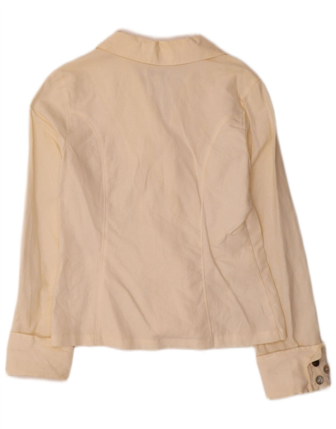Kookai Girls 3 Button Blazer Jacket 11-12 Years Off White Linen