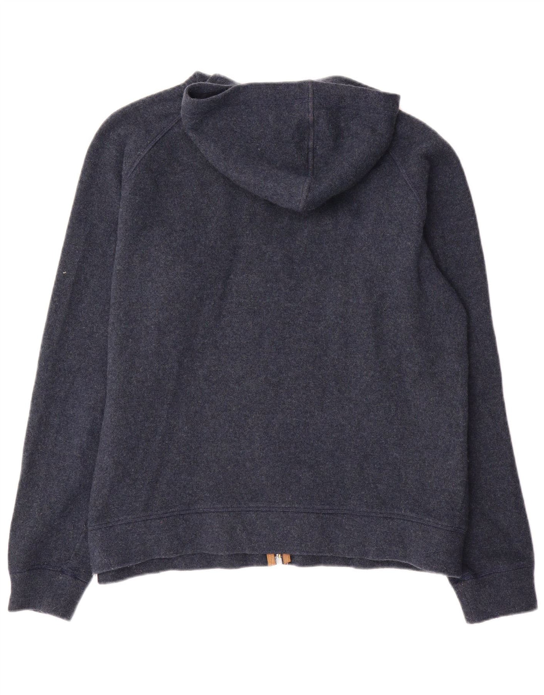 Woolrich Mens Graphic Zip Hoodie Sweater 2XL Navy Blue Wool