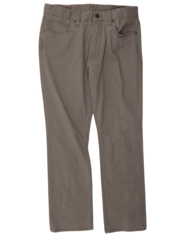 Polo Ralph Lauren Mens Straight Casual Trousers W34 L30 Grey Cotton