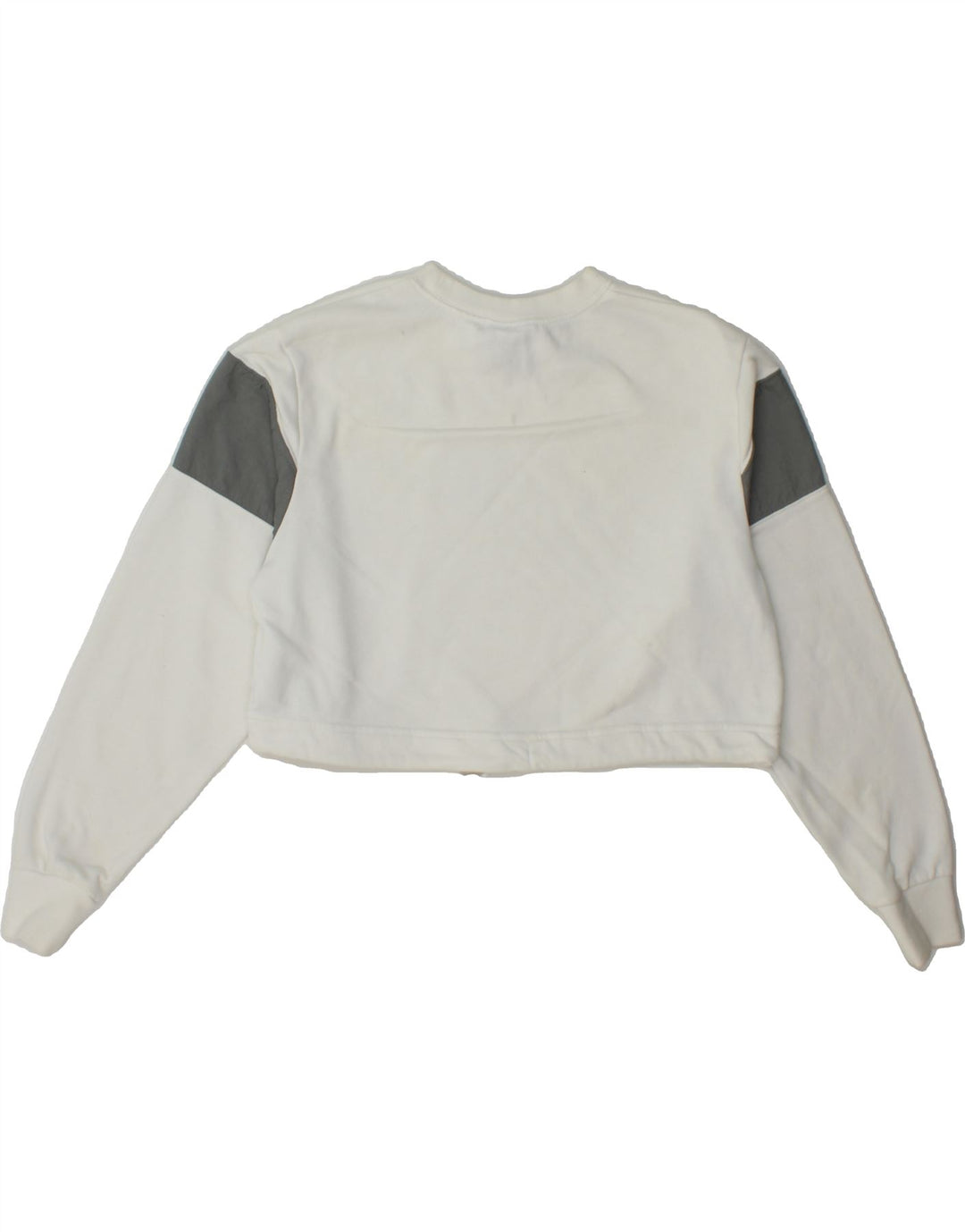 NIKE Womens Oversized Graphic Sweatshirt Jumper UK 10 Small White Vintage Nike and Second-Hand Nike from Messina Hembry 