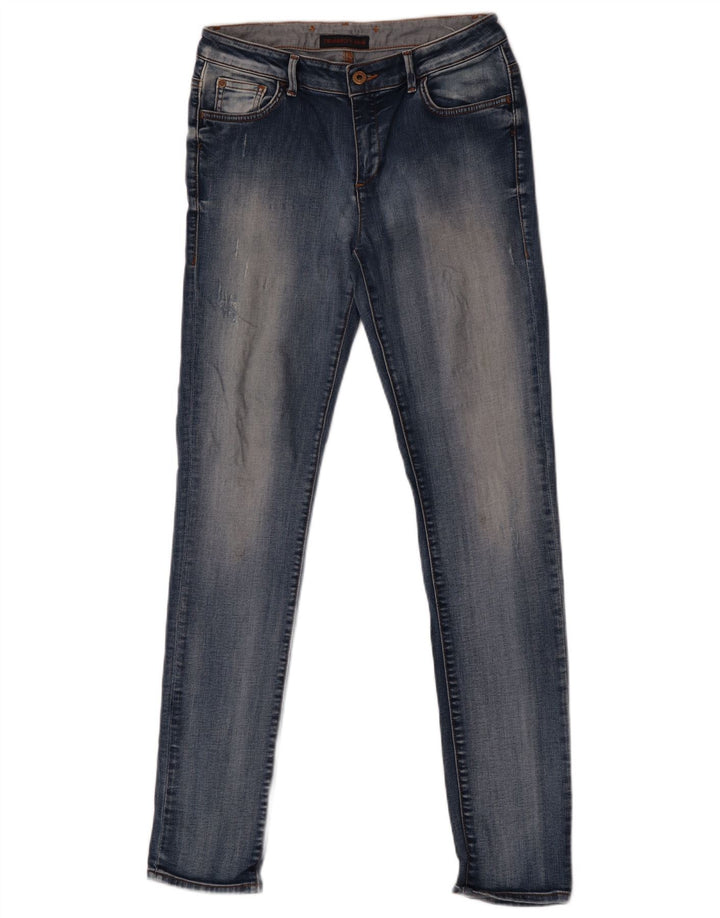 Trussardi Womens Distressed Skinny Jeans W29 L32 Blue