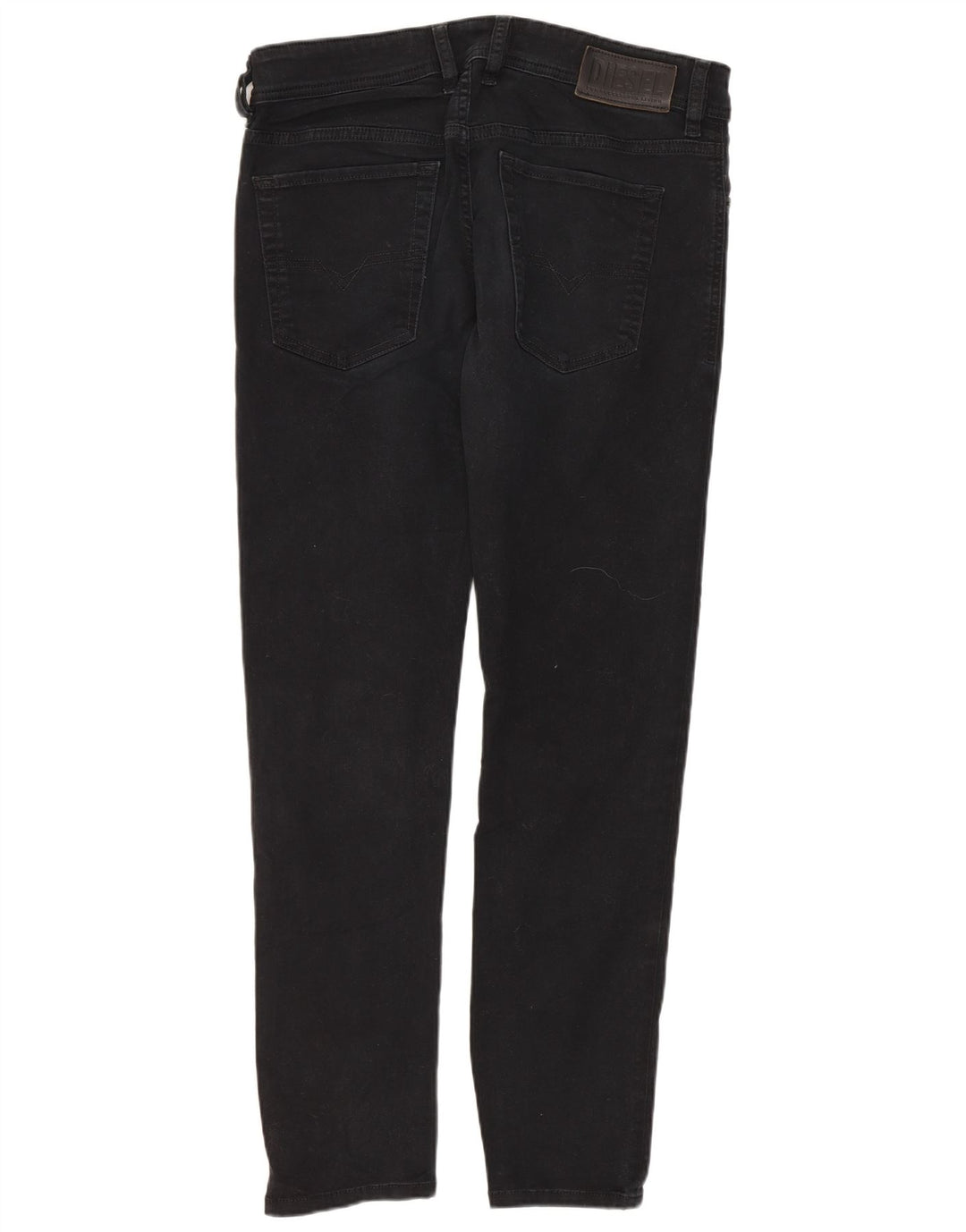 DIESEL Womens Slim Jeans W30 L27 Black Cotton