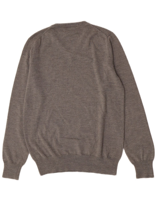 Polo Ralph Lauren Boys V-Neck Jumper Sweater 15-16 Years XL Grey