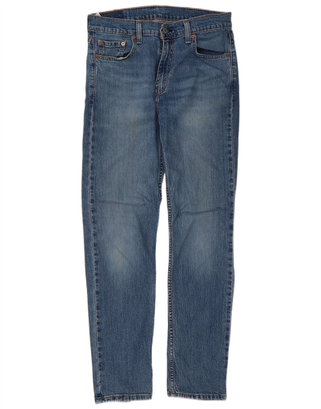 Levi's Mens 502 Tapered Jeans W30 L32 Blue Cotton