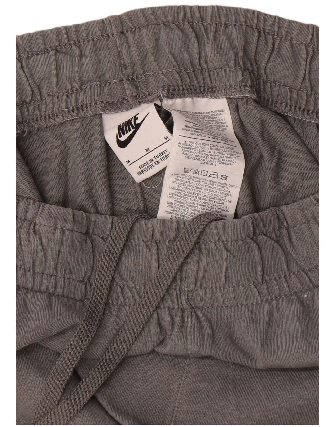 Nike Mens Sport Shorts Medium Grey Cotton