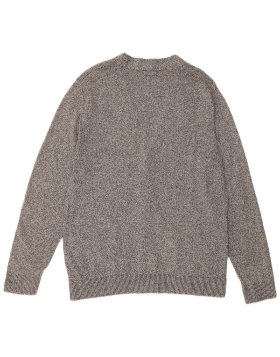Hollister Womens Cardigan Sweater Medium Grey Flecked Cotton