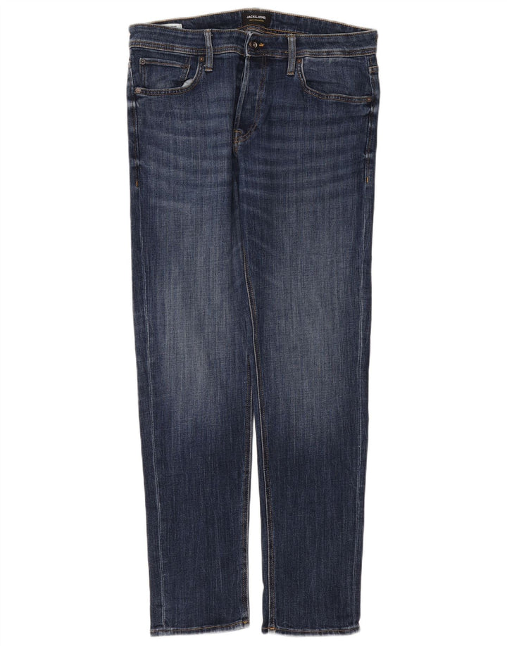 Jack & Jones Mens Mike Slim Jeans W34 L32 Blue
