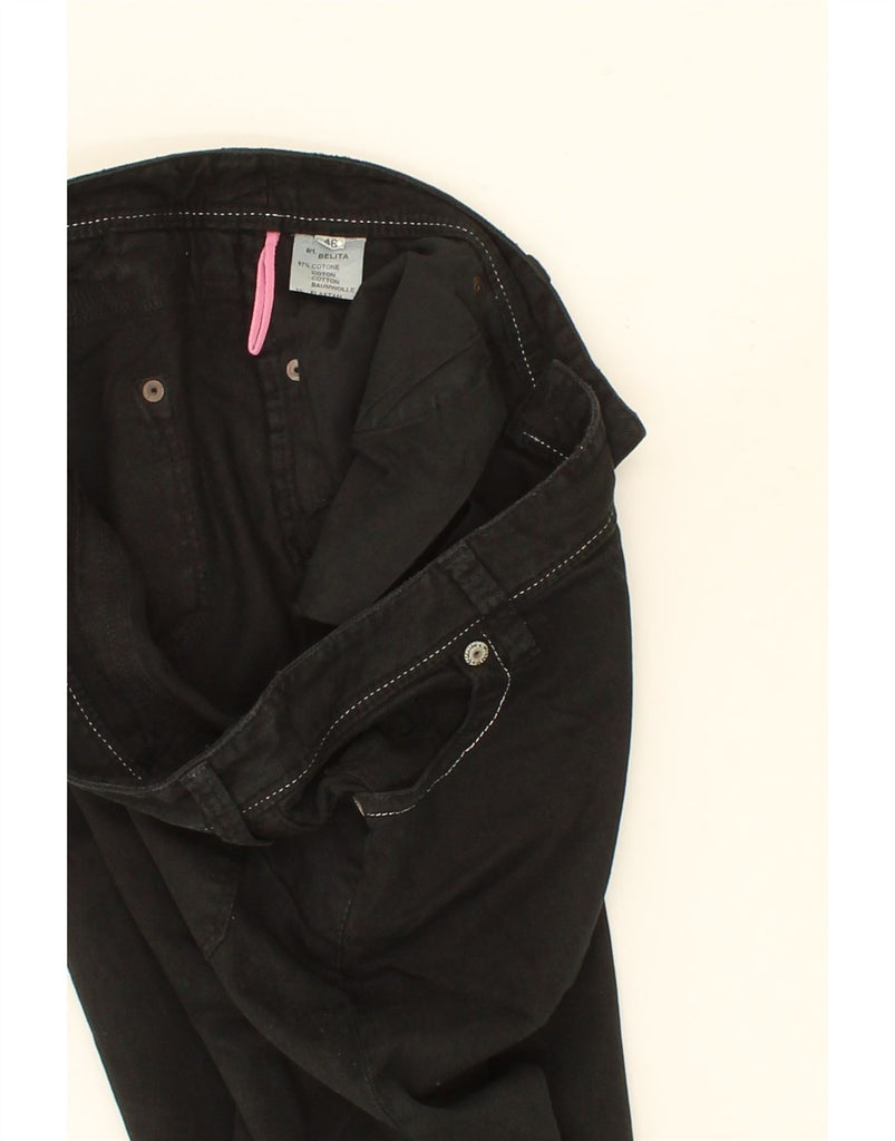 BEST COMPANY Womens Capri Jeans IT 46 Large W32 W17  Black Cotton Vintage Best Company and Second-Hand Best Company from Messina Hembry 