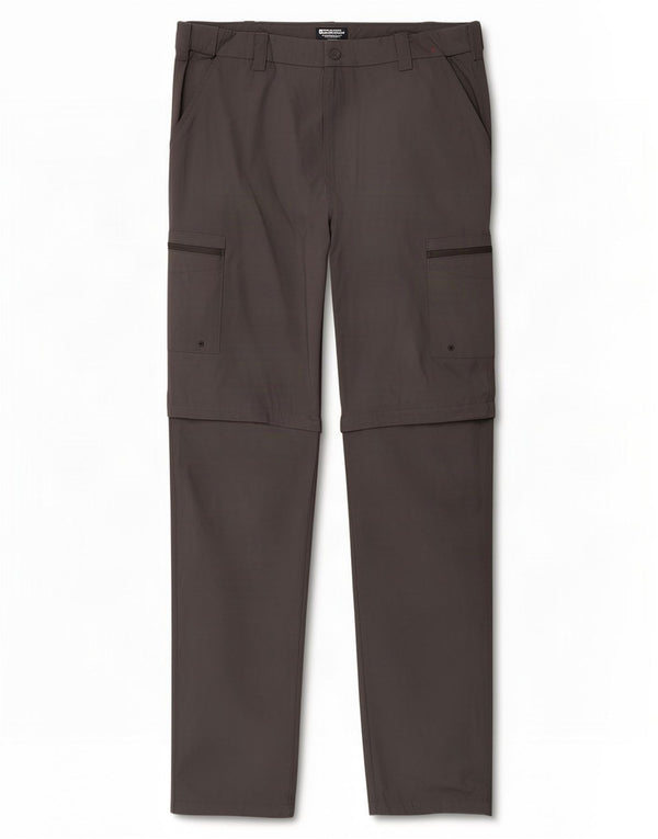 Mountain Warehouse Mens Hiking Cargo Trousers W38 L32 Grey Nylon