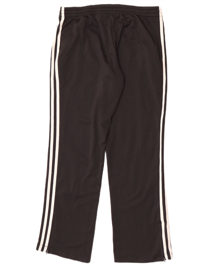 Adidas Womens Tracksuit Trousers UK 40 Large Black Colourblock Polyester