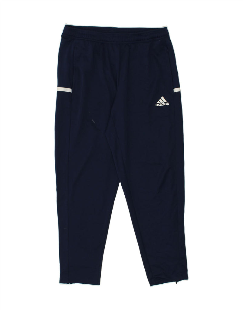 ADIDAS Mens Tracksuit Trousers Large Navy Blue Polyester | Vintage Adidas | Thrift | Second-Hand Adidas | Used Clothing | Messina Hembry 