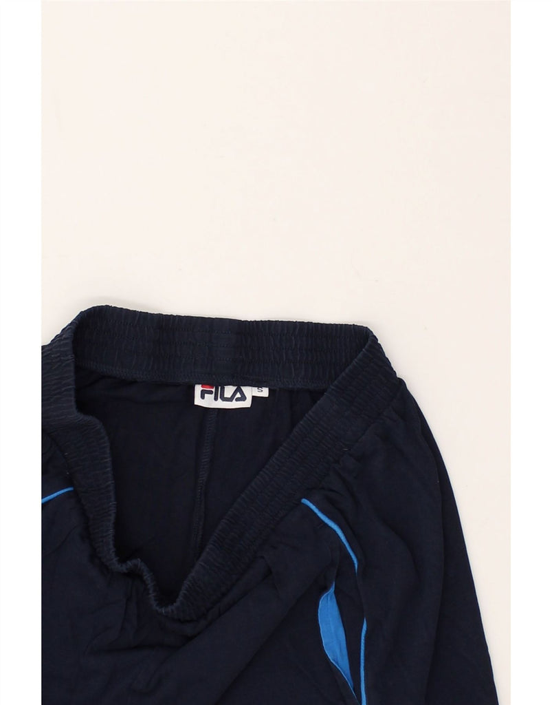 FILA Mens Sport Shorts Small Navy Blue Cotton | Vintage Fila | Thrift | Second-Hand Fila | Used Clothing | Messina Hembry 