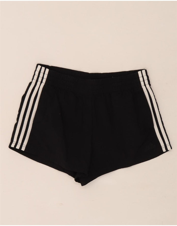 Adidas Womens Sport Shorts UK 8/10 Small  Black Polyamide
