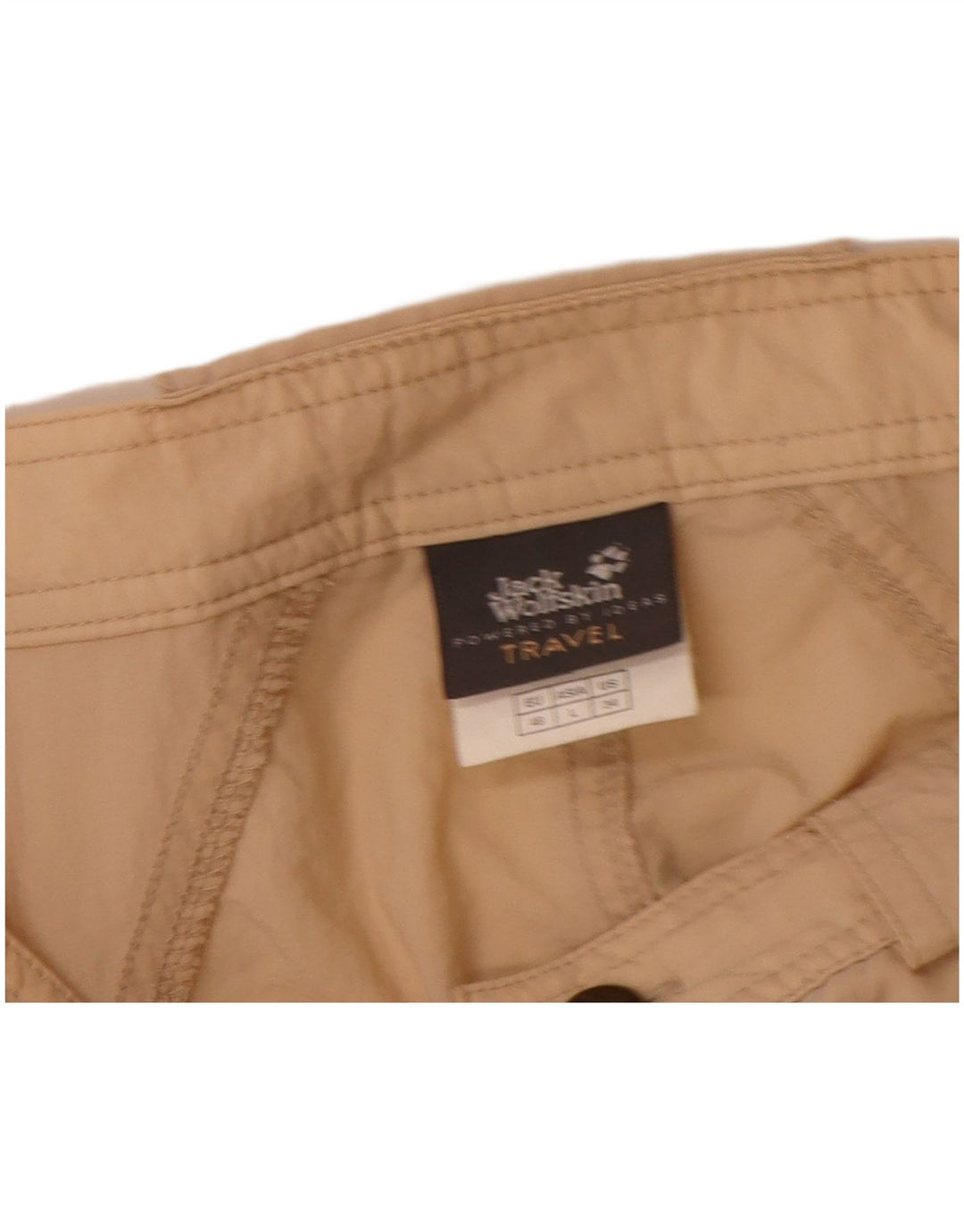 Jack Wolfskin Womens Cargo Windbreaker Trousers Large W32 L33 Beige
