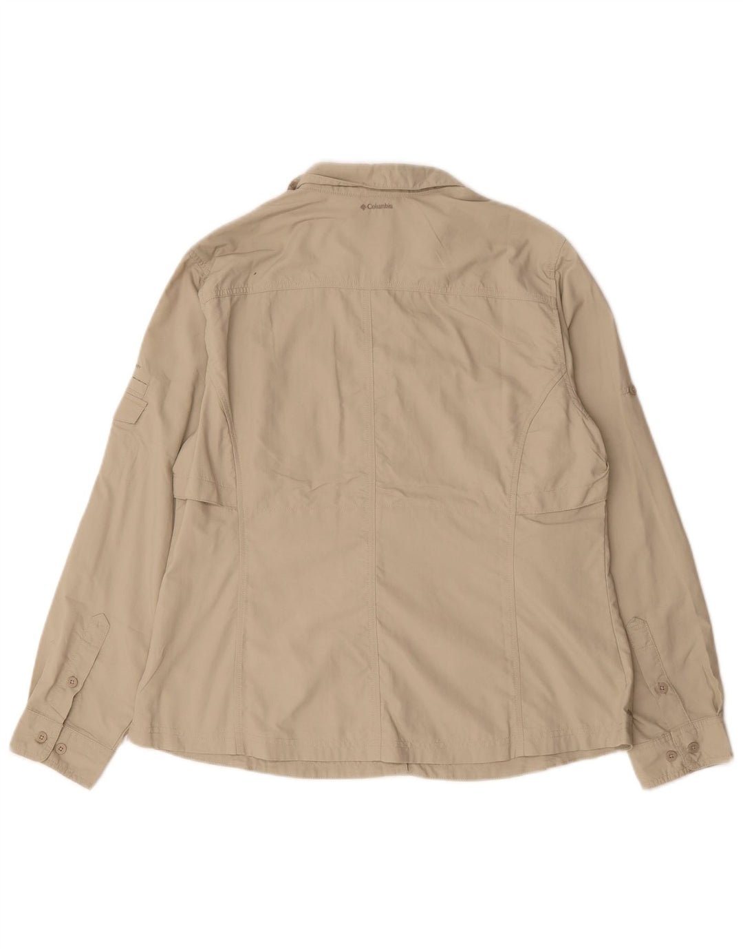 Columbia Mens Shirt XL Beige Nylon