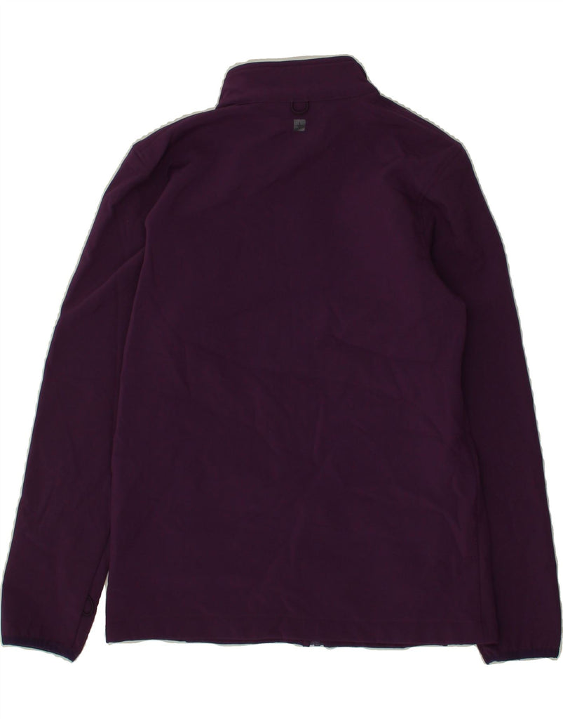 MOUNTAIN WAREHOUSE Girls Tracksuit Top Jacket 12-13 Years Purple Polyester Vintage Mountain Warehouse and Second-Hand Mountain Warehouse from Messina Hembry 