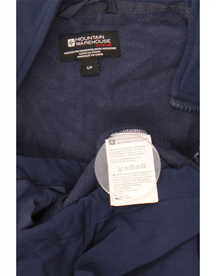 Mountain Warehouse Mens Windbreaker Jacket UK 36 Small Navy Blue Polyester