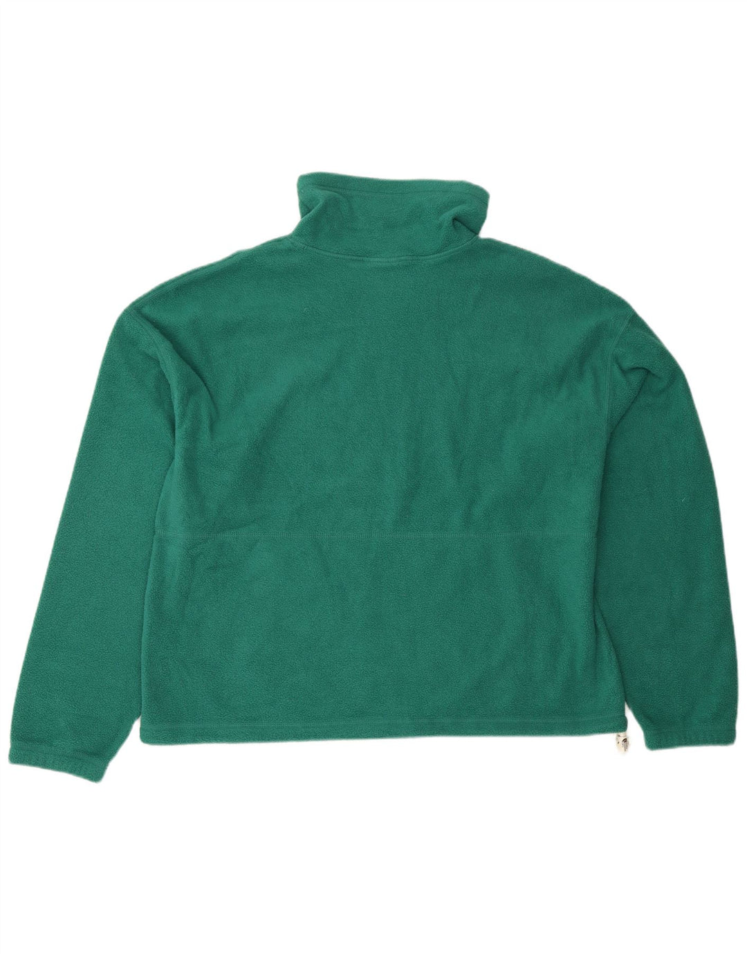THE NORTH FACE Womens Fleece Jumper UK 14 Medium Green Polyester
