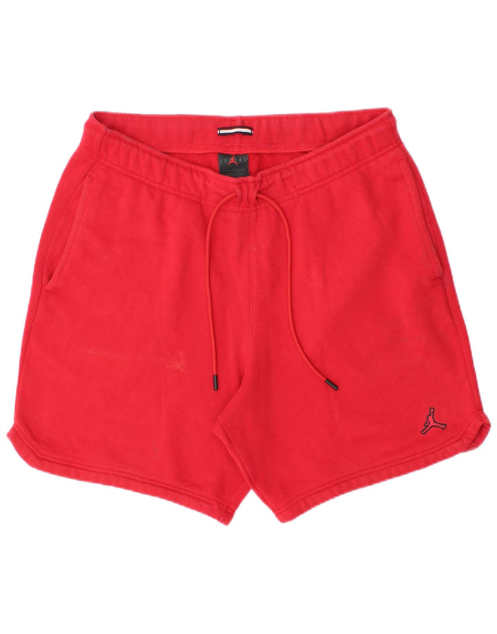 Jordan Mens Sport Shorts Large Red Cotton