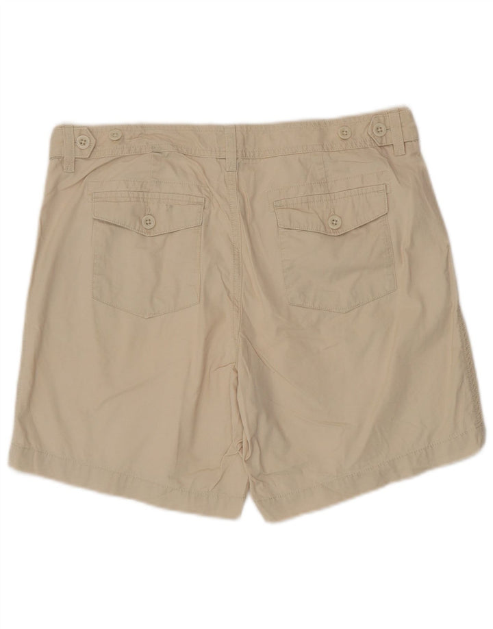 EDDIE BAUER Womens Chino Shorts US 6 Medium W34  Beige Cotton