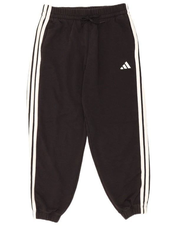 Adidas Womens Tracksuit Trousers Joggers UK 12/14 Medium Black Cotton