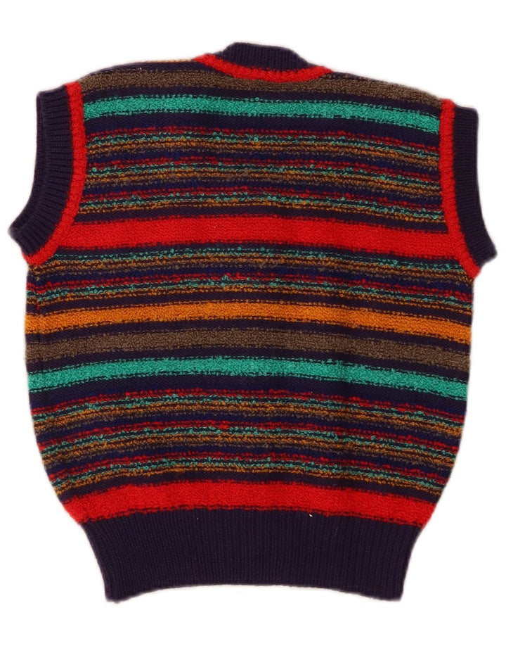 Brian Scott Womens Crop Cardigan Sweater EU 38 Medium Multicoloured Striped
