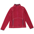 Weird Fish Womens Fleece Jacket UK 10 Small Burgundy Polyester