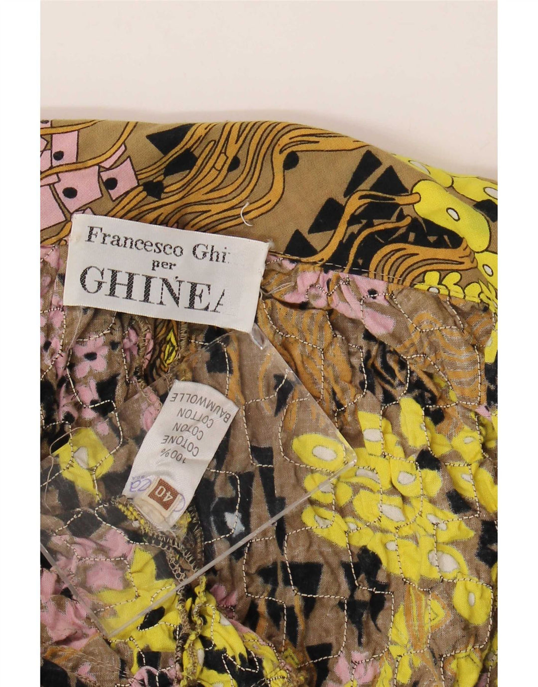 Vintage Womens Crop Wrap Shirt Blouse EU 40 Medium Multicoloured Floral