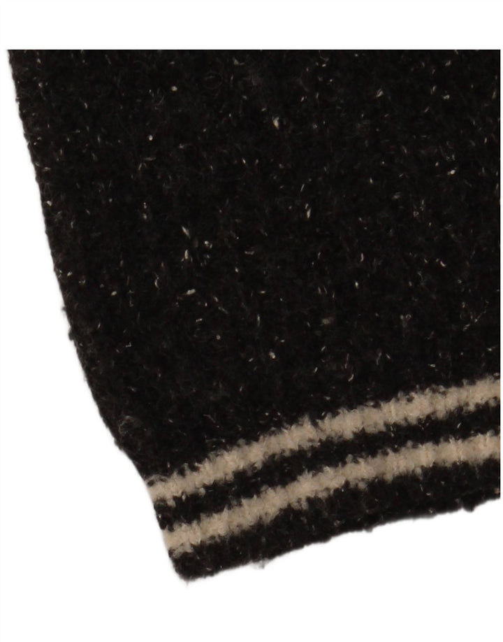 Belfe & Belfe Mens V-Neck Jumper Sweater Large Grey Flecked Wool