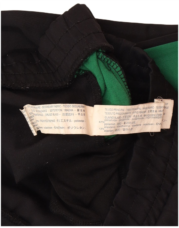Zara Womens Tracksuit Trousers UK 12 Medium Black Colourblock Polyamide