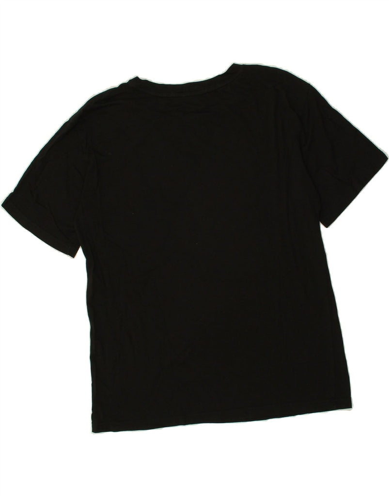 PUMA Womens Graphic T-Shirt Top UK 12 Medium  Black | Vintage Puma | Thrift | Second-Hand Puma | Used Clothing | Messina Hembry 