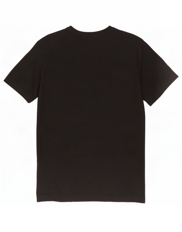 Hugo Boss Mens Graphic T-Shirt Top Small Black Cotton