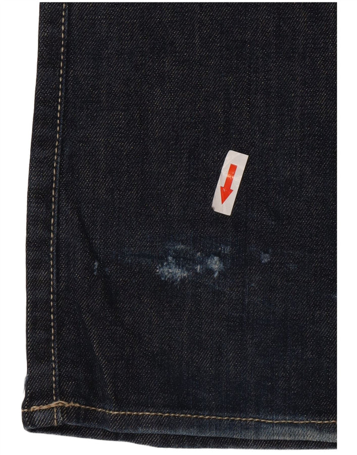 Calvin Klein Womens Bootcut Jeans W32 L34 Navy Blue Cotton
