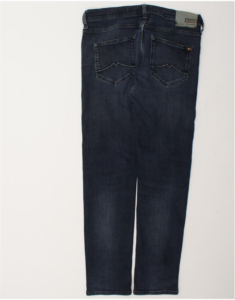 MUSTANG Mens Oregon Slim Fit Low Waist Tapered Jeans W35 L34 Navy Blue Vintage Mustang and Second-Hand Mustang from Messina Hembry 